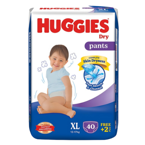 Huggies Dry Pants Baby Diaper Pant XL – V Shop