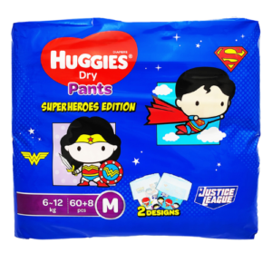 Huggies Dry Pants Super Jumbo Pack M (6-12 kg) 68 Pieces