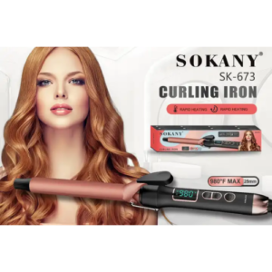 Ceramic Easy Use Automatic Hair Curler Machine Hot Selling Professional LCD Curling Iron Auto sokany Curler